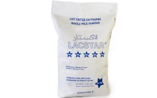 lait entier en poudre 26/28% Lacstar