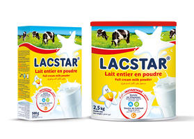 Lait entier instantané en poudre 26/28% LACSTAR - avec vitamines