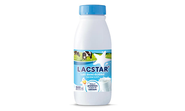 LACSTAR Lait UHT demi ecrémé